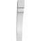Ekena Millwork 3 1/2-in. W x 16-in. D x 24-in. H Merced Architectural Grade PVC Knee Brace BRCP035X16X24MRC - alternate 6